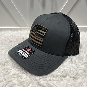 Cummins Laser Engraved Richardson 112 trucker hat.